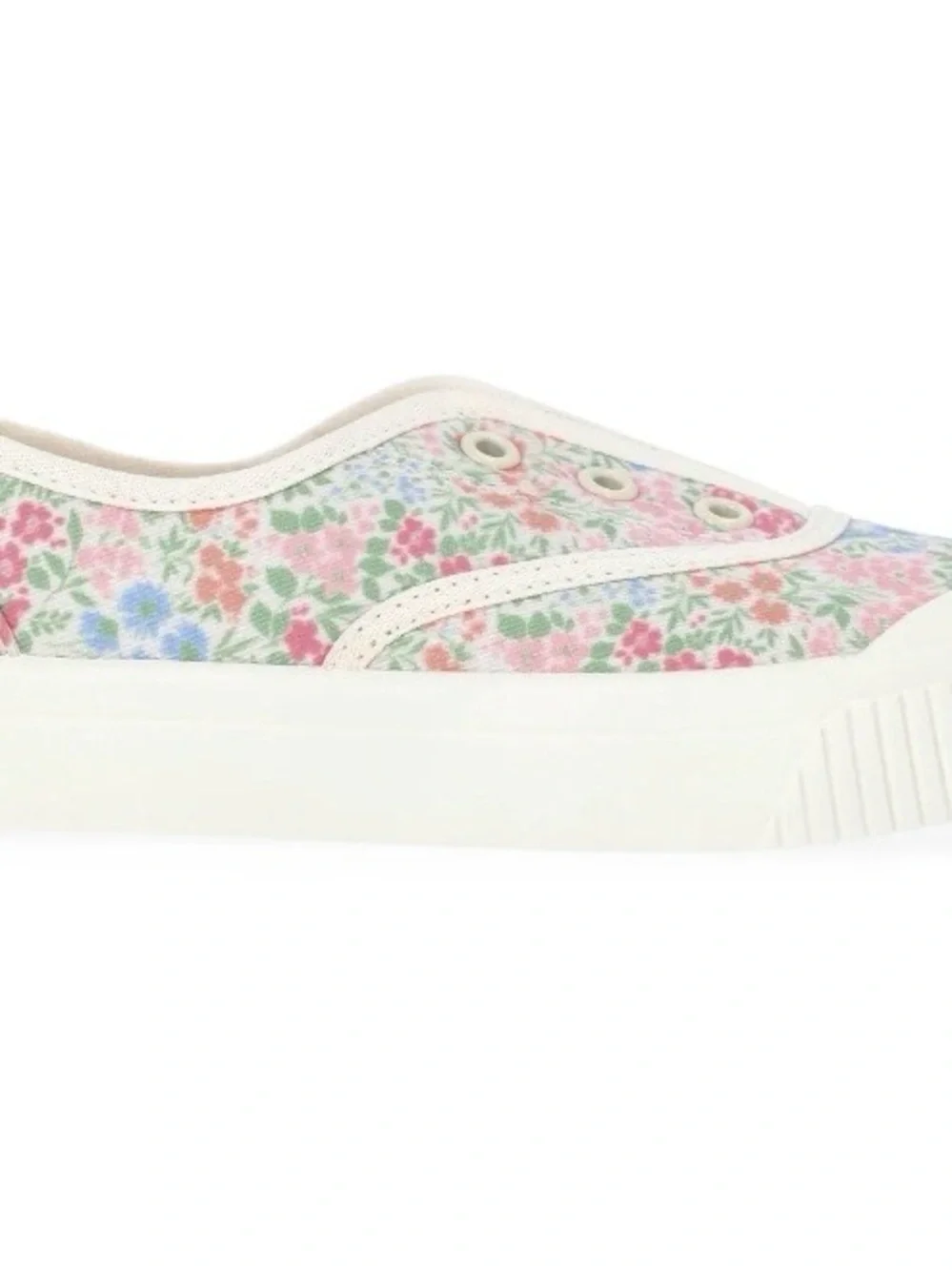 wonder nation Floral Slip-On Sneakers in Pink, Blue, Green